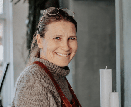 Anette Skydt-Nielsen er flyttet hjemmefra med sit blomsterværksted