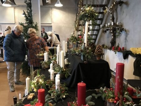 Hyggelig julestemning på Gasværket og i sognegården