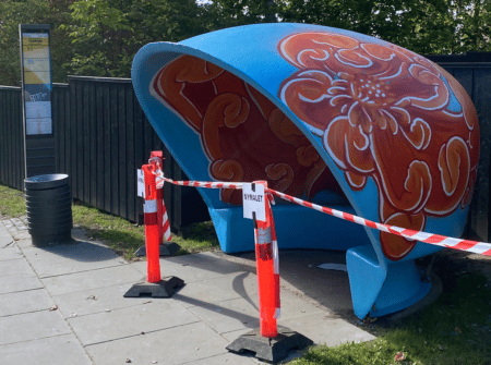 Busboble på Langdalsvej blev til kunstværk – flere er på vej