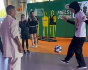Maymi Asgari tryllede for fodboldstjerner ved Champions League-finale i Holland