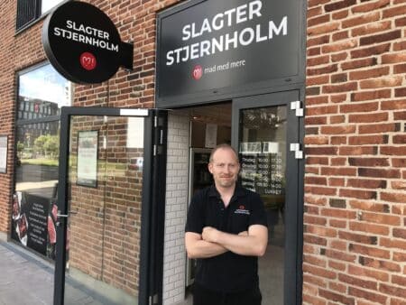 Allan Stjernholm har åbnet ny slagterbutik på Søren Frichs Vej