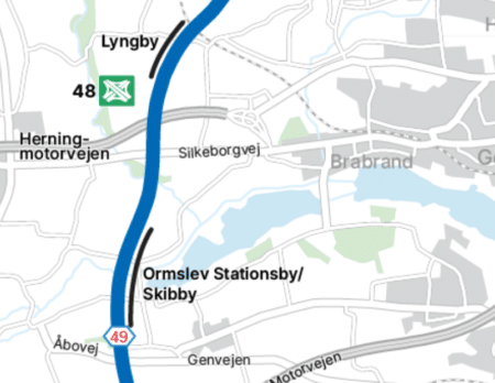 Støjskærm ved Årslev Engsø skal beskytte mod støj fra E45