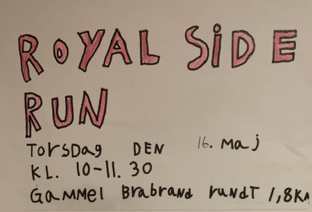 Royalt motionsløb to steder i Brabrand på torsdag