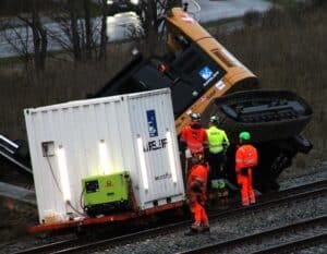 BaneDanmark kørte i nat af sporet gennem Brabrand